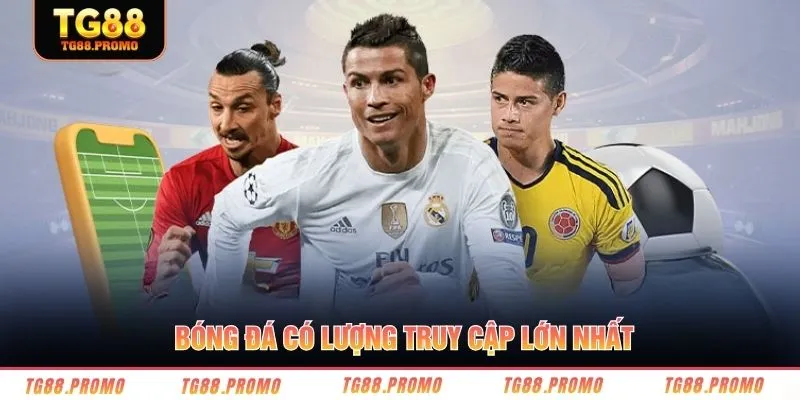 Bóng đá có lượng truy cập lớn nhất